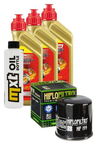 Inspektionspaket 3L 5W-40 + Ölfilter für Polaris RZR XP4 Turbo EPS 925 ccm Bj. 2020
