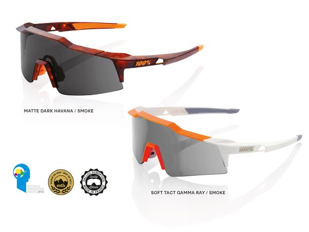 Sonnenbrille 100% Speedcraft SL smoke Gläser