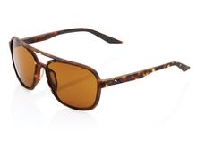 Sonnenbrille 100% Kasia Aviator round Peakpolar Gläser