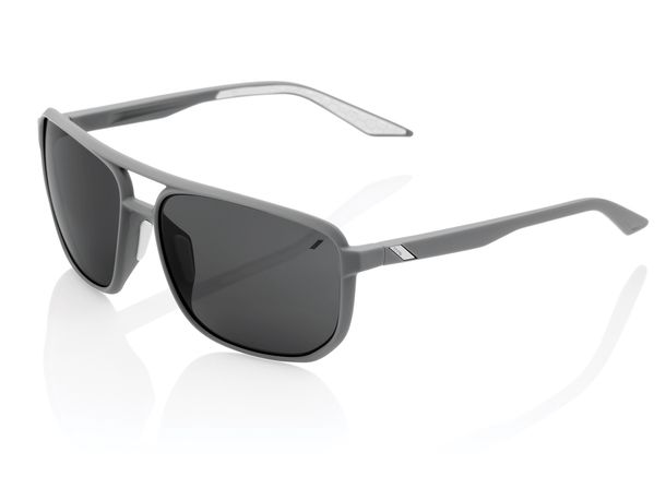 Sonnenbrille 100% Konnor Aviator square Smoke Gläser