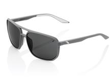 Sonnenbrille 100% Konnor Aviator square Smoke Gläser