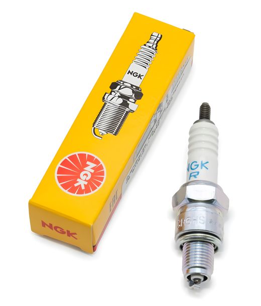 Spark plug NGK CR6HS resistor, 12,7mm short thread Ø 10,0mm, 4042 / 7023