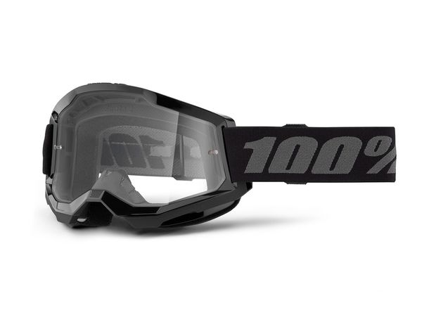 Motorradbrille 100% MX Crossbrille Strata 2 Junior klar FA23