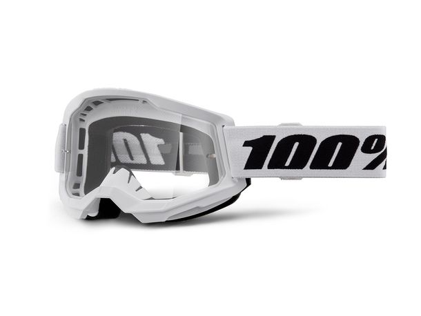 Motorradbrille 100% MX Crossbrille Strata 2 Junior klar FA23