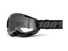 Gafas 100% MX Cross Strata 2 Junior Clear FA23