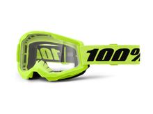 Gafas 100% MX Cross Strata 2 Junior Clear FA23