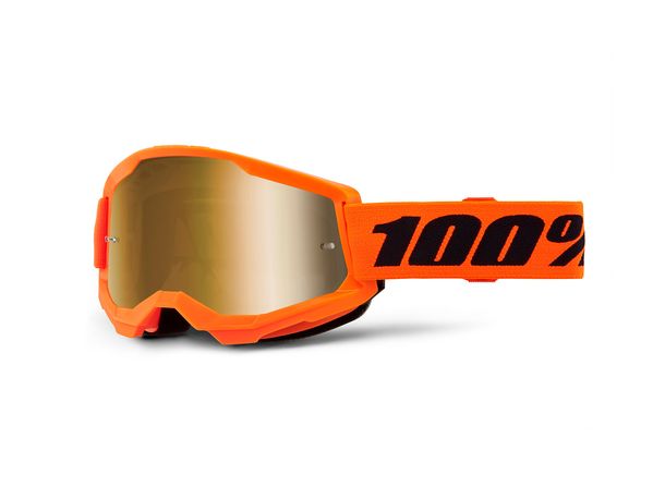 100% MX Cross Goggles Strata 2 Mirrored FA23