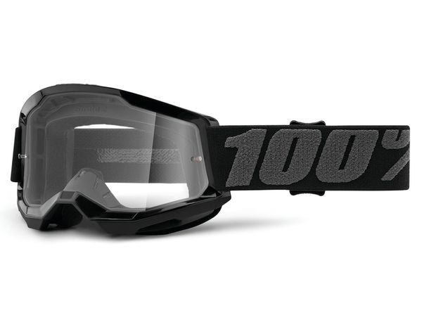 Motorradbrille 100% MX Crossbrille Strata 2 Junior klar