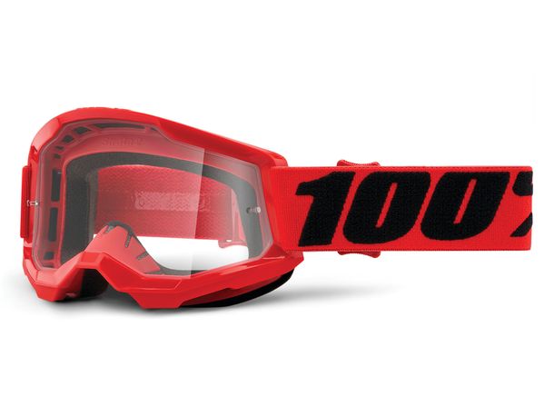 Occhiali da moto 100% MX occhiali cross Strata 2 Junior trasparenti