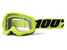 Gafas de moto 100% MX Cross Goggles Strata 2 Junior transparentes