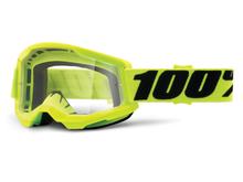 Gafas de moto 100% MX Cross Goggles Strata 2 transparentes