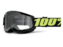 Lunettes de moto 100% lunettes MX cross Strata 2 transparentes