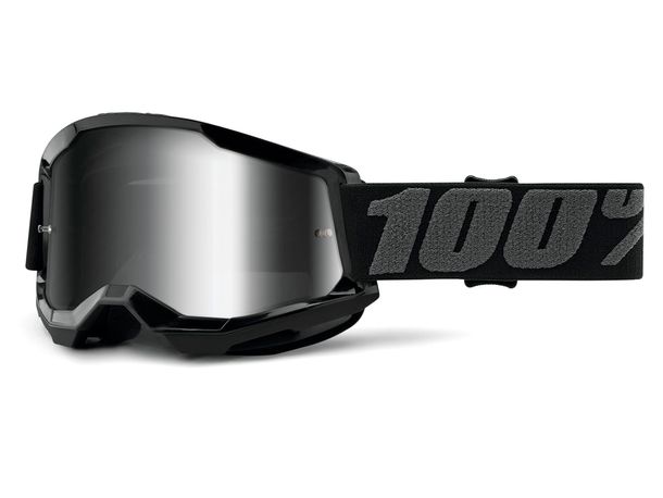 Motorradbrille 100% MX Crossbrille Strata 2 verspiegelt