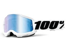 Motorradbrille 100% MX Crossbrille Strata 2 verspiegelt
