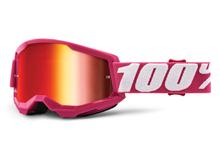 Lunettes de cross 100% MX Strata 2 avec miroir