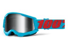 Motorradbrille 100% MX Crossbrille Strata 2 verspiegelt