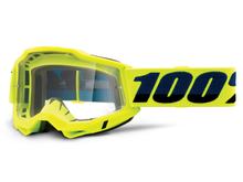 Lunettes de moto 100% lunettes MX cross Accuri 2 OTG transparentes