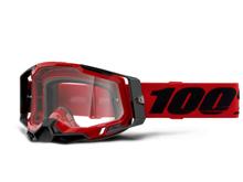 Lunettes de moto 100% lunettes MX cross Racecraft 2 transparentes