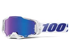 Lunettes de moto 100% lunettes MX cross Armega HiPer avec miroir