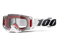 Lunettes de moto 100% lunettes MX cross Armega transparentes