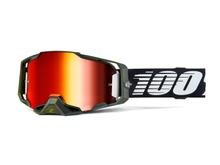 Lunettes de moto 100% lunettes MX cross Armega miroir