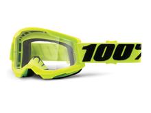Motorradbrille 100% MX Crossbrille Strata Gen. 2 klar mit Anti-fog Beschichtung