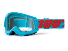 Motorradbrille 100% MX Crossbrille Strata Gen. 2 klar mit Anti-fog Beschichtung
