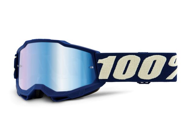 Motorradbrille 100% MX Crossbrille Accuri Gen. 2 Youth verspiegelt mit Anti-fog Beschichtung