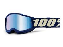 Motorradbrille 100% MX Crossbrille Accuri Gen. 2 Youth verspiegelt mit Anti-fog Beschichtung
