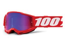 Motorradbrille 100% MX Crossbrille Accuri Gen. 2 Youth verspiegelt mit Anti-fog Beschichtung