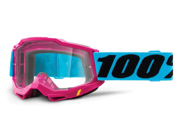 100% MX motorcycle goggles Accuri Gen 2 clear with anti-fog coating