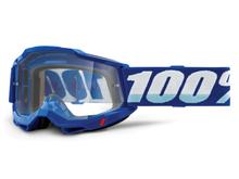 Lunettes de moto 100% MX Accuri Gen 2 transparentes avec revêtement antibuée
