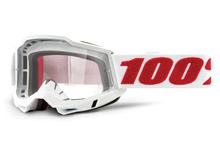 Lunettes de moto 100% MX Accuri Gen 2 transparentes avec revêtement antibuée