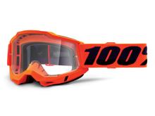 Gafas de moto 100% MX Accuri Gen 2 transparentes con revestimiento antivaho