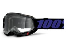 Lunettes de moto 100% MX Accuri Gen 2 transparentes avec revêtement antibuée