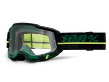 Lunettes de moto 100% MX Accuri Gen 2 transparentes avec revêtement antibuée