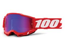 Gafas de moto 100% MX Accuri Gen. 2 con espejo y revestimiento antivaho