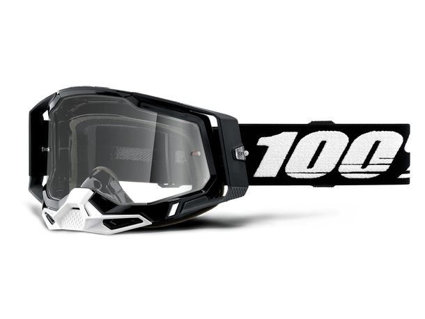 Occhiali da moto 100% MX occhiali cross Racecraft Gen. 2 trasparenti con rivestimento antiappannamento