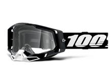 Gafas para moto 100% MX Cross, Racecraft Gen. 2, transparentes con revestimiento antivaho