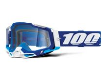 Gafas para moto 100% MX Cross, Racecraft Gen. 2, transparentes con revestimiento antivaho