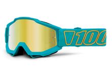 Motorradbrille 100% MX Crossbrille Accuri verspiegelt mit Anti-fog Beschichtung