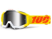 Motorradbrille 100% MX Crossbrille Accuri verspiegelt mit Anti-fog Beschichtung