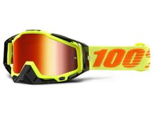 100% MX Racecraft mirrored motorcycle goggles with anti-fog coating