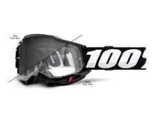 Lunettes de moto 100% MX Cross Gogggles Accuri 2 Woods Lentille photochromique