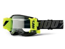 Gafas de moto 100% MX Cross Goggles Strata 2 Forecast clear