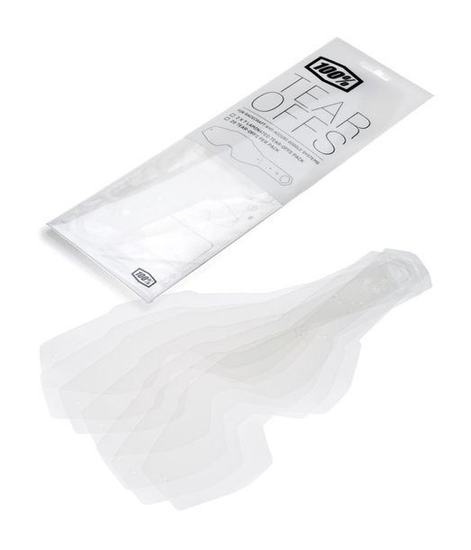 Tear-offs 100% visor cleaning protection MX cross goggles standard 20 pieces