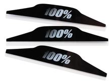 Système Mud Flaps 100% SVS pour lunettes de cross Accuri/Strata
