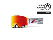 100% Norg HiPer Badlands ski goggles red ML mirrored