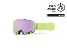 100% Norg HiPer Acid Snow Lavender ML mirrored ski goggles