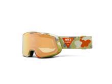 Skibrille 100% Snowboardbrille Snowcraft XL HiPER Witsec Copper ML verspiegelt